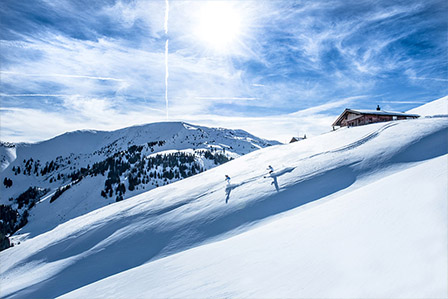 Maria Alm im Winter - Haus Wiesenegg